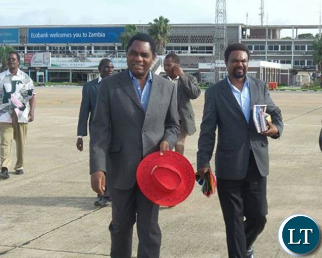HH with Canisius Banda at KKIA this morning enroute to Eastern Province