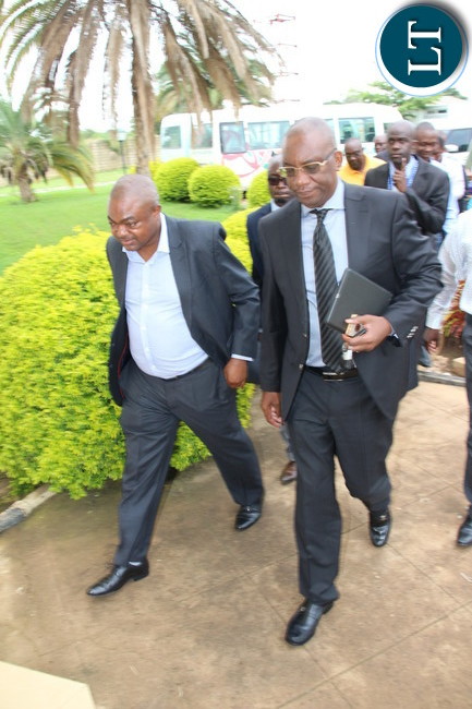 FAZ President Andrew kamanga arrives at Football House