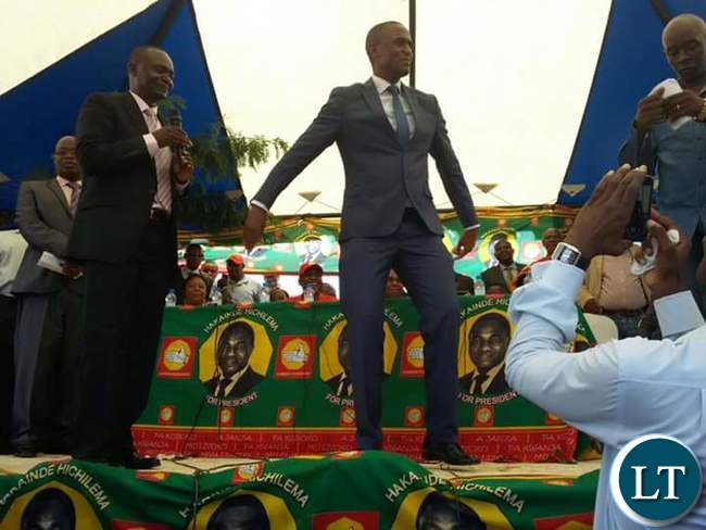 Keith Mukata dancing on stage after defecting
