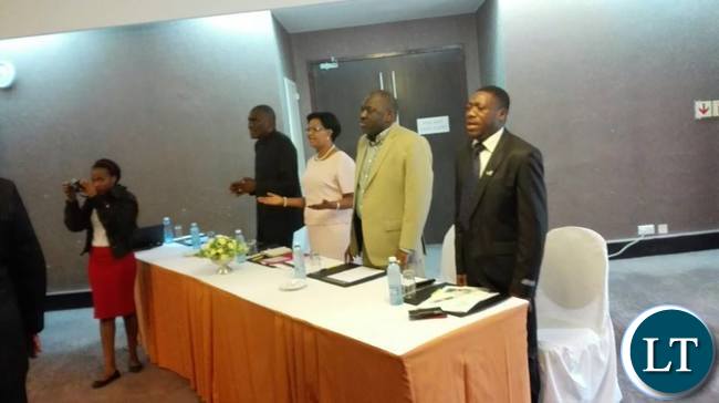Launch of Christians For Lungu at Intercontinental Hotel