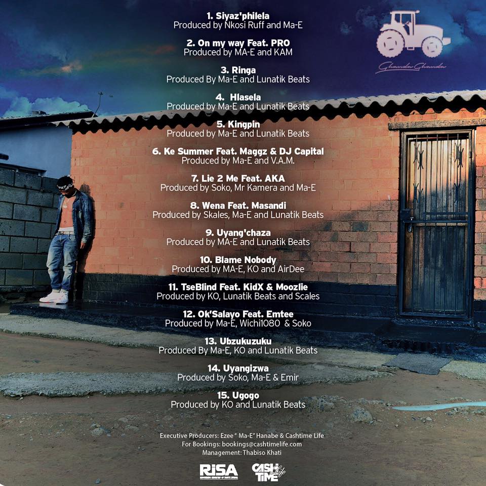 Township Counsellor Track List