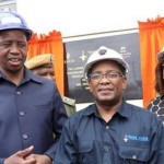 President Lungu with  Zesco managing Director Victor Mundende  and Energy Minister Dora Siliya