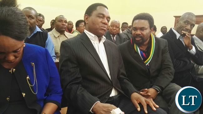 UPND Leadership at the court to offer GBM solidarity