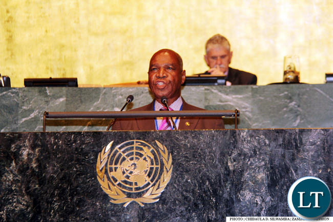 Hon. Gerry Chanda address UNGASS2016