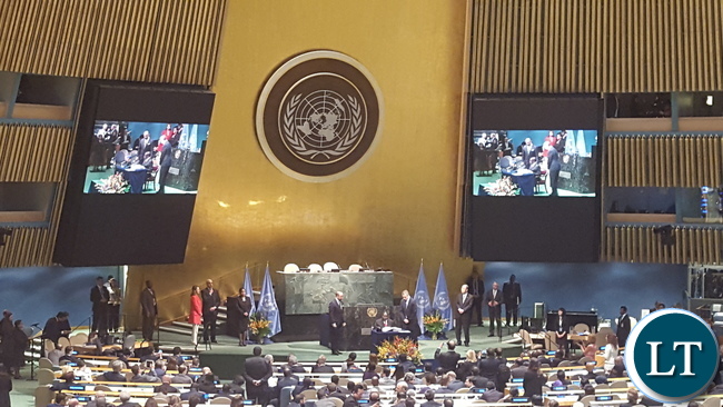 Paris Agreement Signature Ceremony
