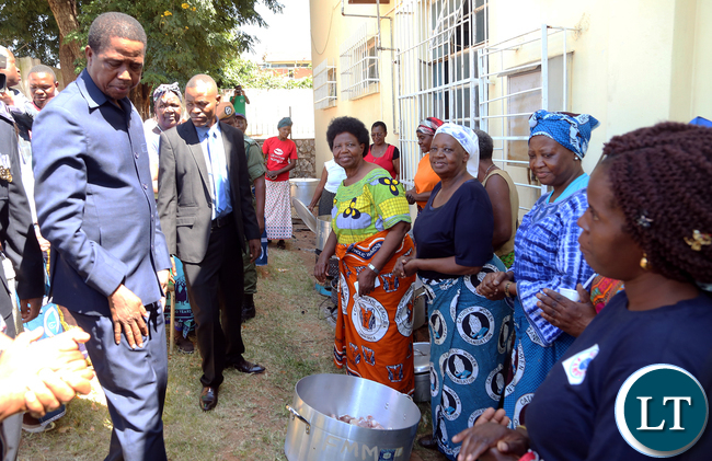 President Lungu Visits Kalemba Hall
