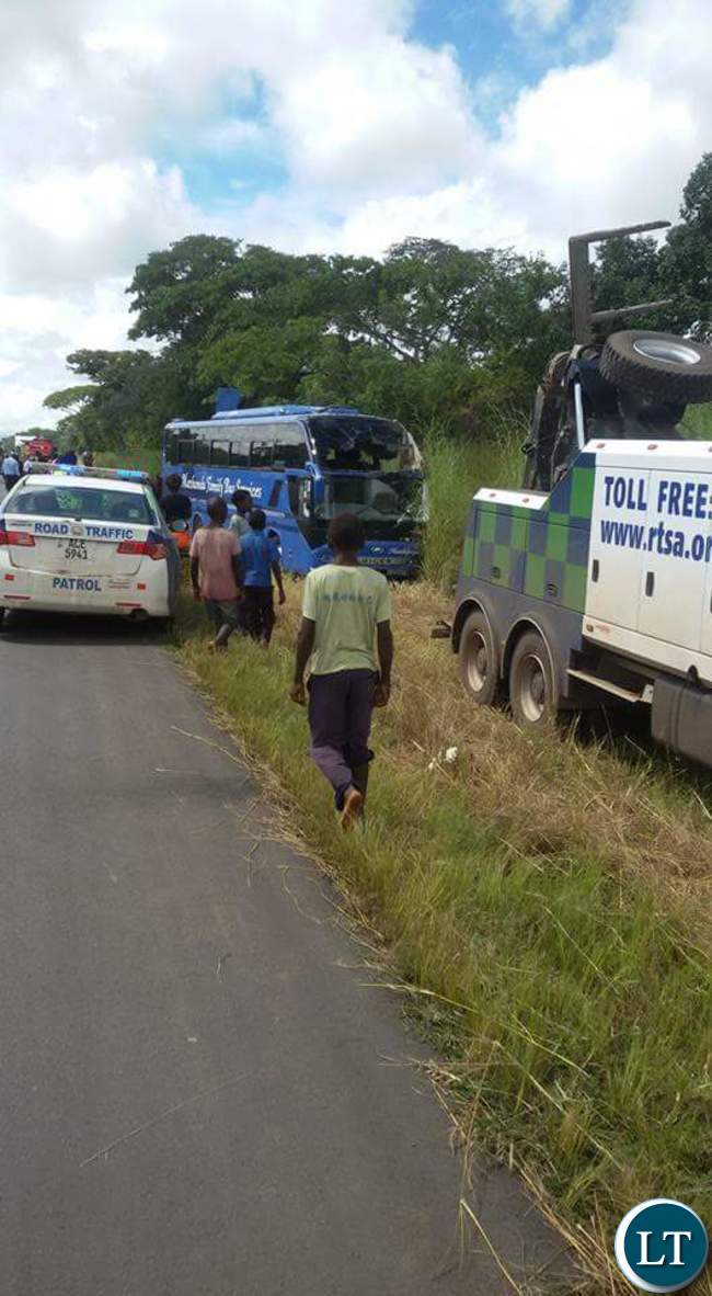 Scene from the accident