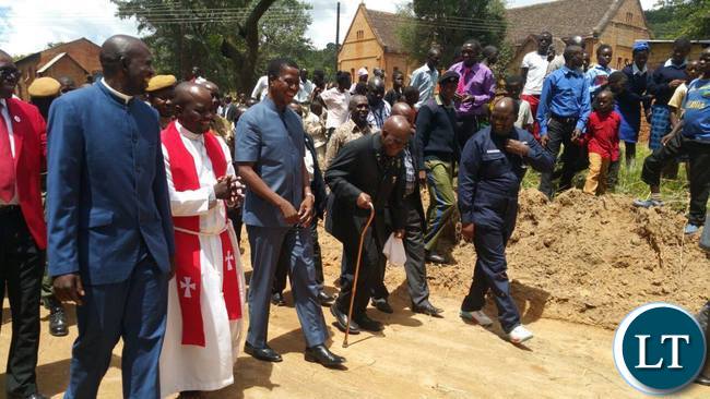 President Lungu and former President Dr Kenneth Kaunda visiting the Lubwa Mission