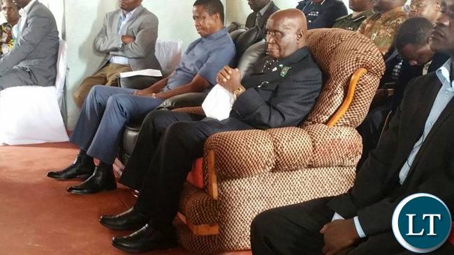 President Lungu and former President Dr Kenneth Kaunda visiting the Lubwa Mission