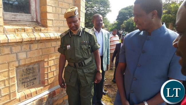 President Lungu at Lubwa Mission