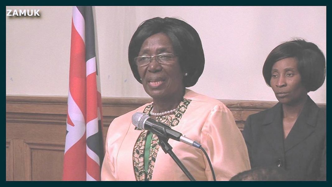 Inonge Wina Meeting Zambians based in UK