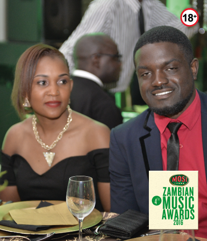 music producer Ben Blazer at the 2016 MosiLager Zambian Music Awards