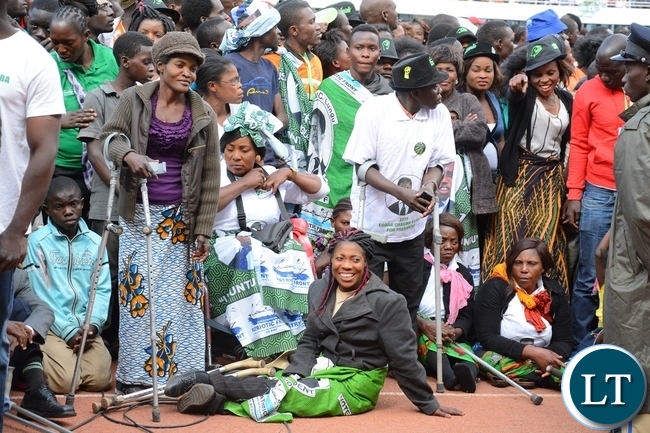 Party Officials at the lunch of PF Campaign in the Heroes Stadium