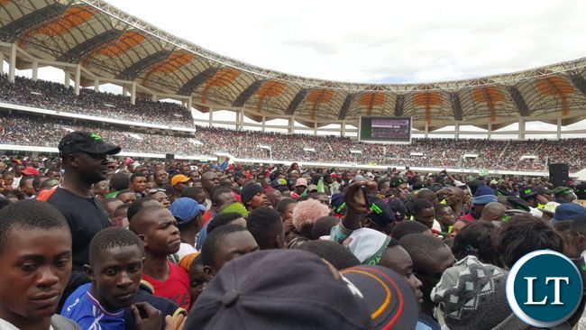 An over flowing Heroes Stadium