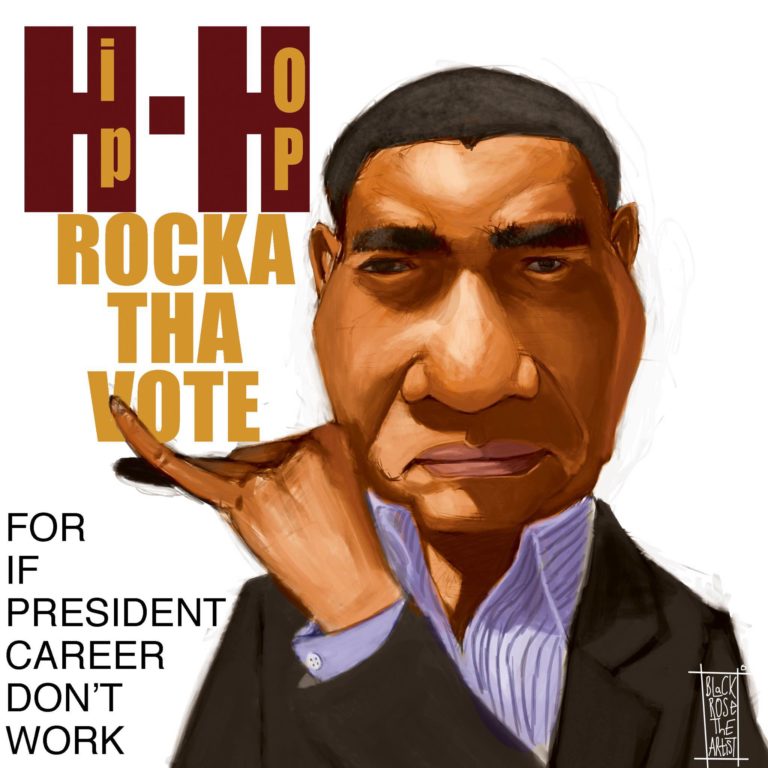 Caricature of HH : Rocka Tha Vote