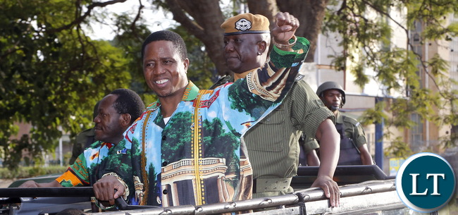President Lungu in Lusaja Lauch PF campaign