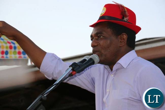 UPND President Hakainde Hichilema