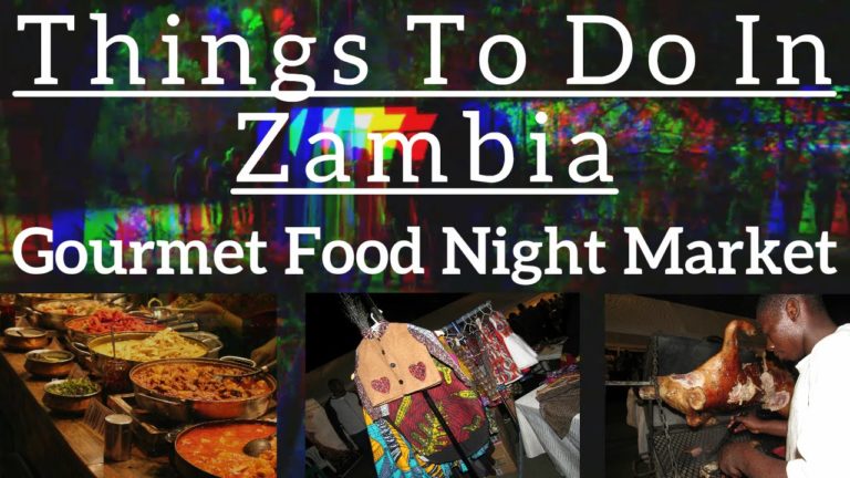 Night markets hosted every month in various cities across Zambia
