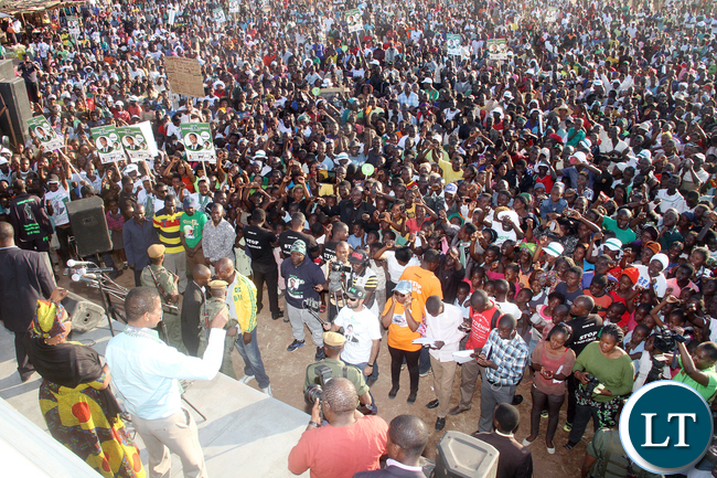 PRESIDENT LUNGU-FIRST ESTHER LUNGU RALLY