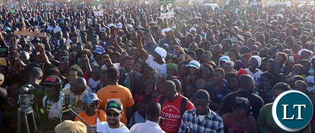Pf rally at Luangwa Makert on Thursday