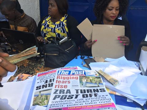 Post copies selling outside the offices
