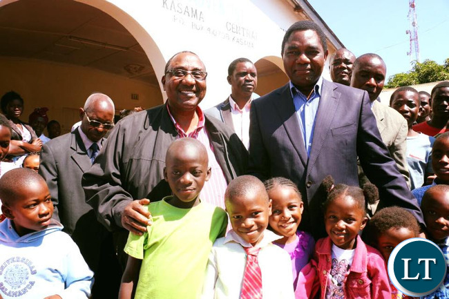 HH and running mate GBM at Kasama Central SDA