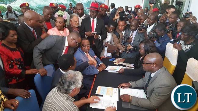 HH and GBM during nomination filing in