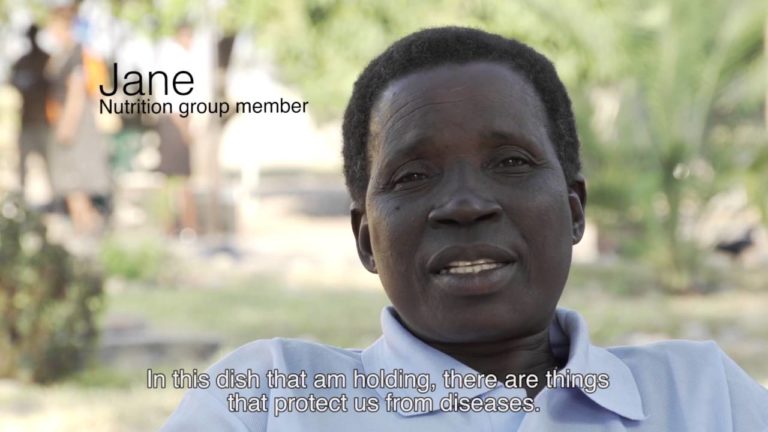 Cooking together in Zambia – local nutrition groups work together to diversify family diets