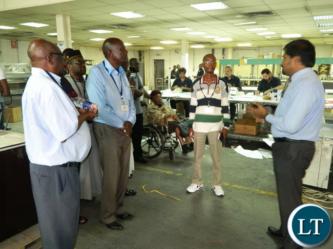 Al Ghurair Printing and Publishing General Manager Lakshmanan Ganapathy explains the printing process in the plant to the Zambian team which is in Dubai to observe the printing of ballot papers for the August 11, 2016 general elections. Al Ghurair Printing and Publishing General Manager Lakshmanan Ganapathy explains the printing process in the plant to the Zambian team which is in Dubai to observe the printing of ballot papers for the August 11, 2016 general elections.