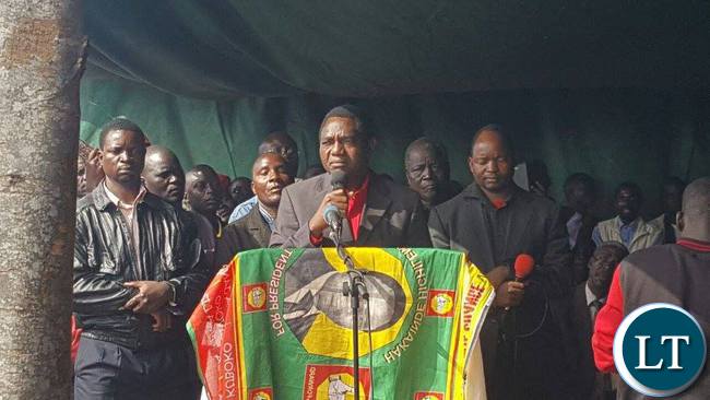 HH speaks at late Mr Muntanga's burial