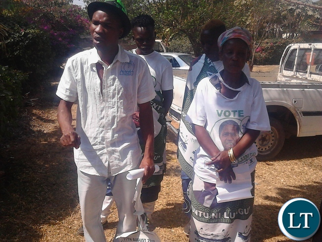Soustaine Phiri explaining the attack this morning.