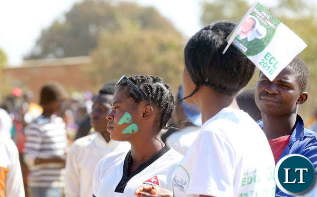 PF Supporters in Kabwe