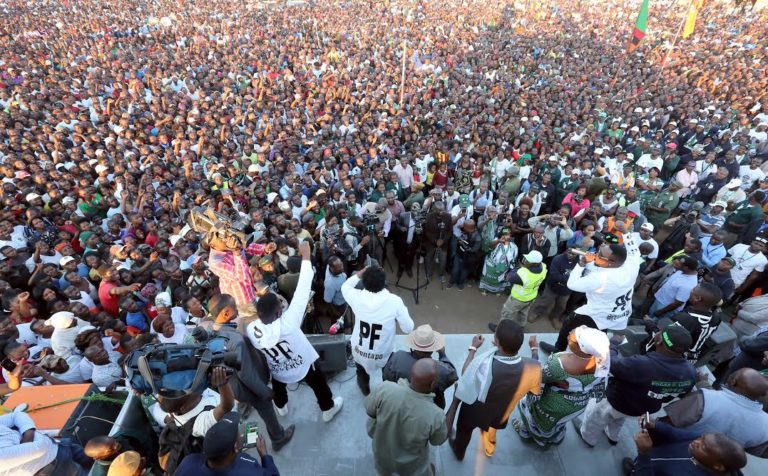 Zambians are not ready to experiment with leadership, President Lungu tells voters in Kapiri