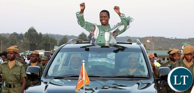 President Lungu Campaigning in Mpika