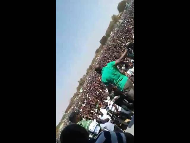 Kalusha Bwalya at a PF Rally