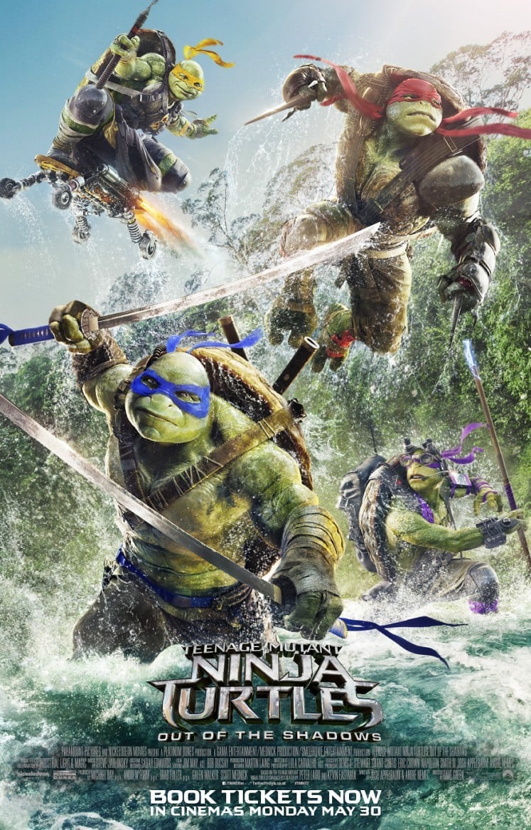 Movie Review : Teenage Mutant Ninja Turtles- Out of the Shadows