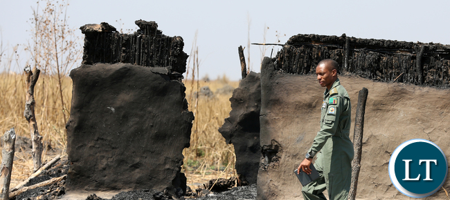 Chikwato Village burned - ZAF Pilot Views