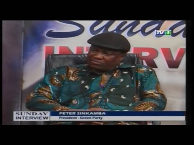 Sunday Interview with  President of Green Party Peter Sinkamba