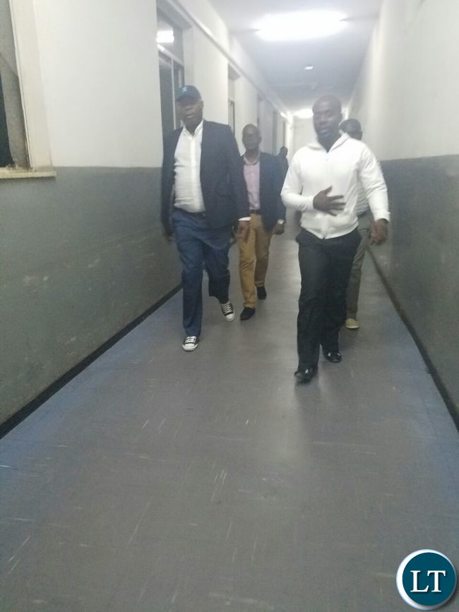 Copperbelt Minister Bowman Lusambo touring Ndola Central Hospital
