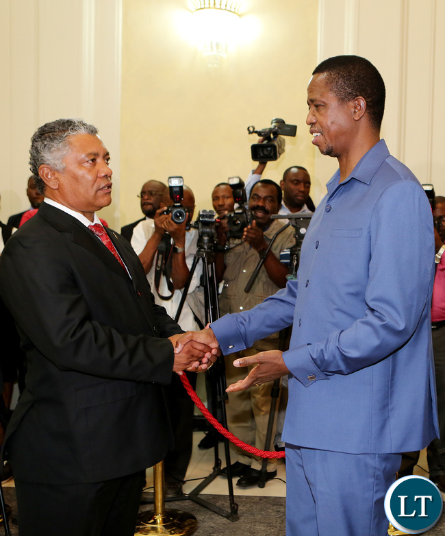 Given Lubinda Minister of Justice