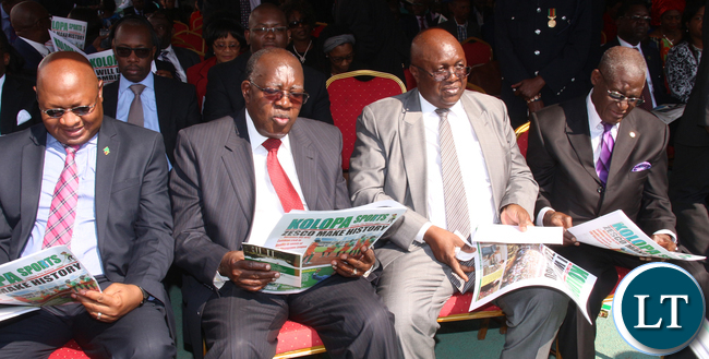 Former Chiefs of justice and their Deputies at the Inauguration ceremony