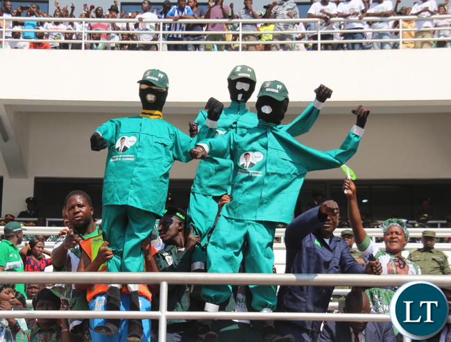 PF Supporters at the stadium