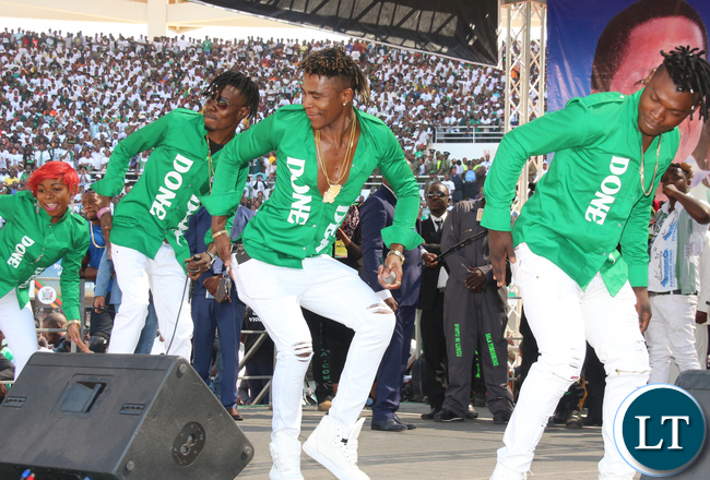 Artists performing at the Inauguration Ceremony