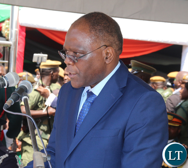 Secretary to the cabinet Dr Roland Msiska delivering his remarks.