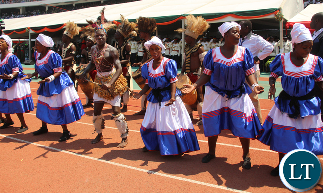 Traditional Dancers at the stadium