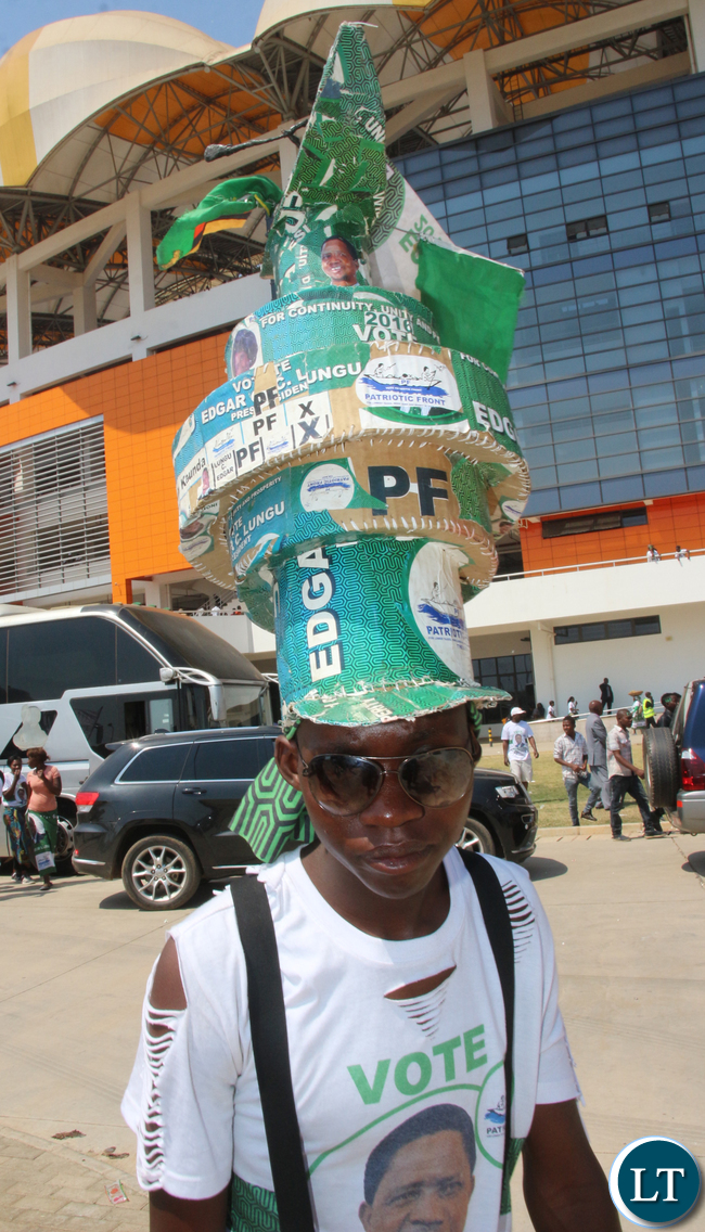 A PF Supporter in PF outfit
