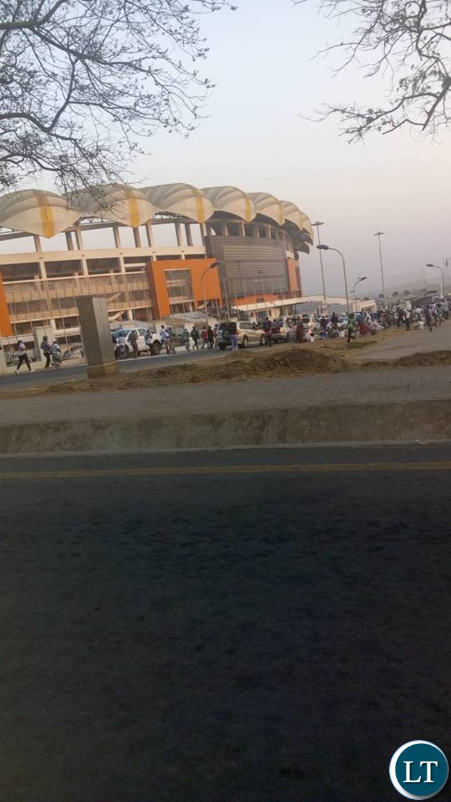People have already camped outside Heroes Stadium