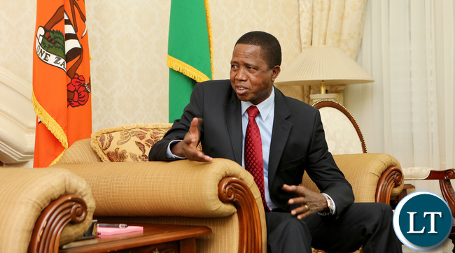 President Edgar Lungu in Office