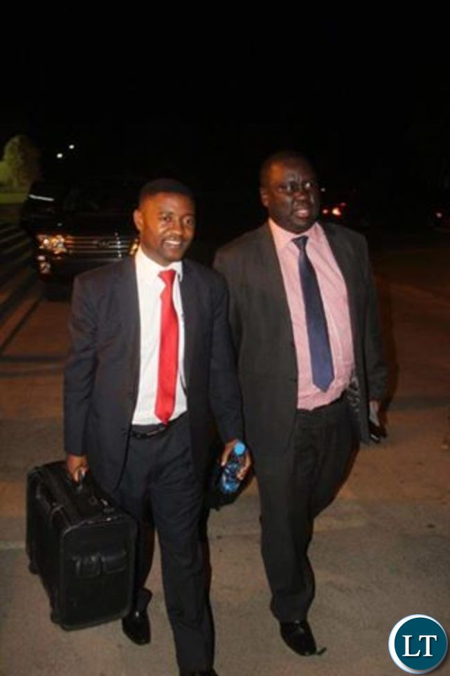 UPND Lawyers Leaving the Court