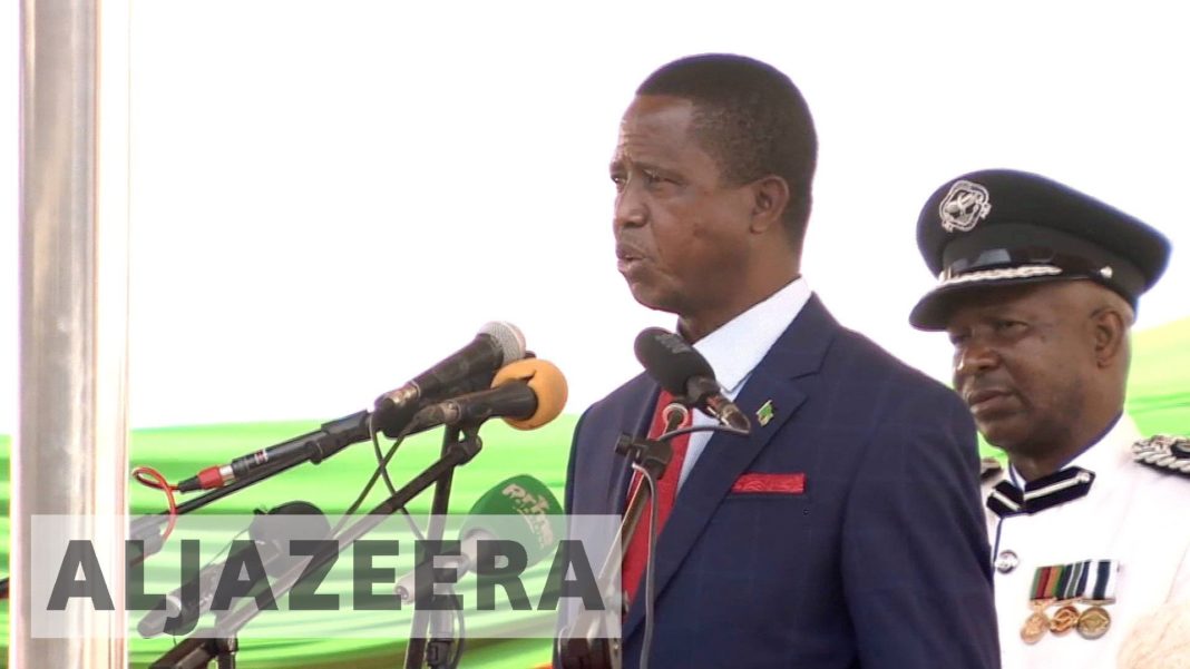 Zambia inaugurates president Lungu